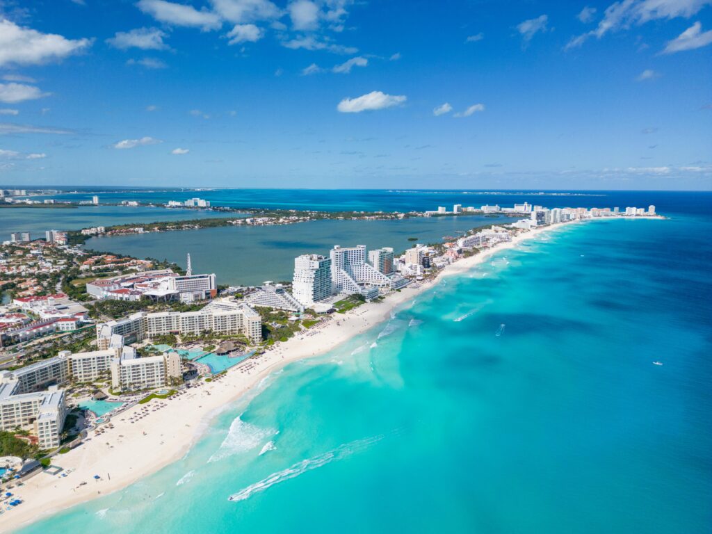 Sea Coast of Cancun. Deciding on what type of beach you want will help you decide what area of Mexico you should travel to: Cabo or Cancun